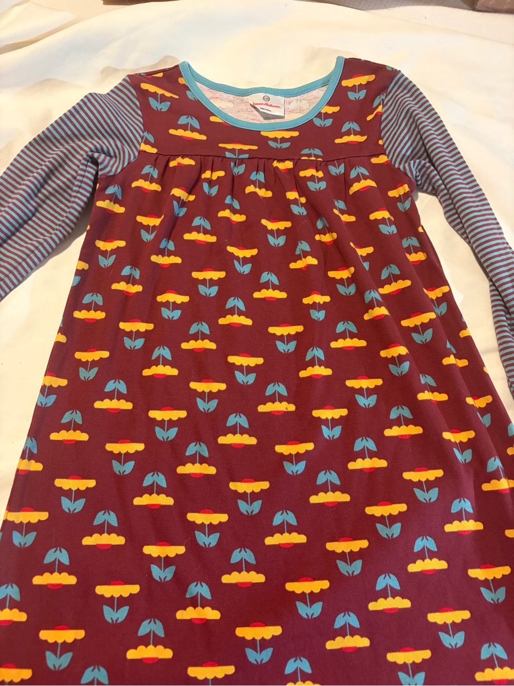 Hannah Andersson size 130 girls fall dress excellent condition